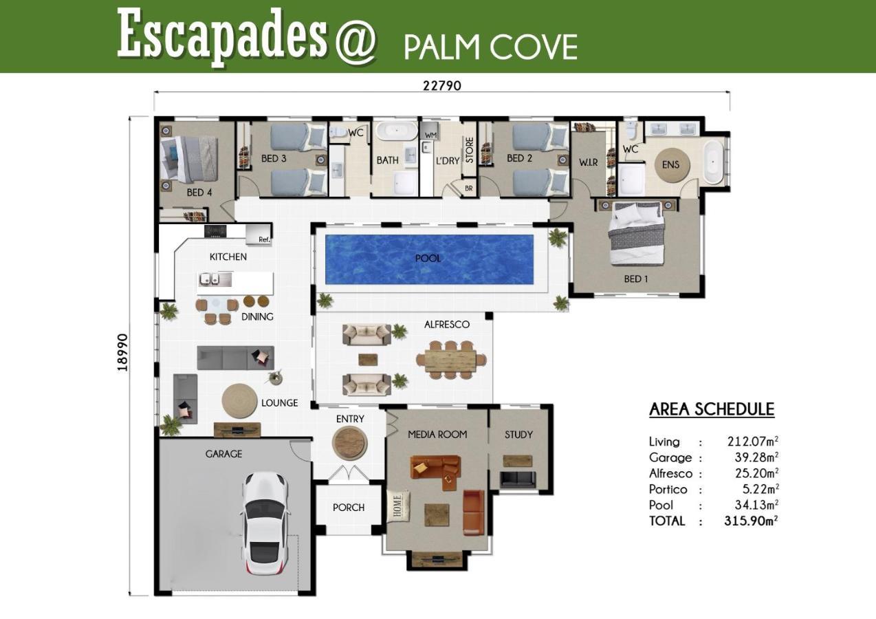 Vila Escapades @ Palm Cove Exteriér fotografie